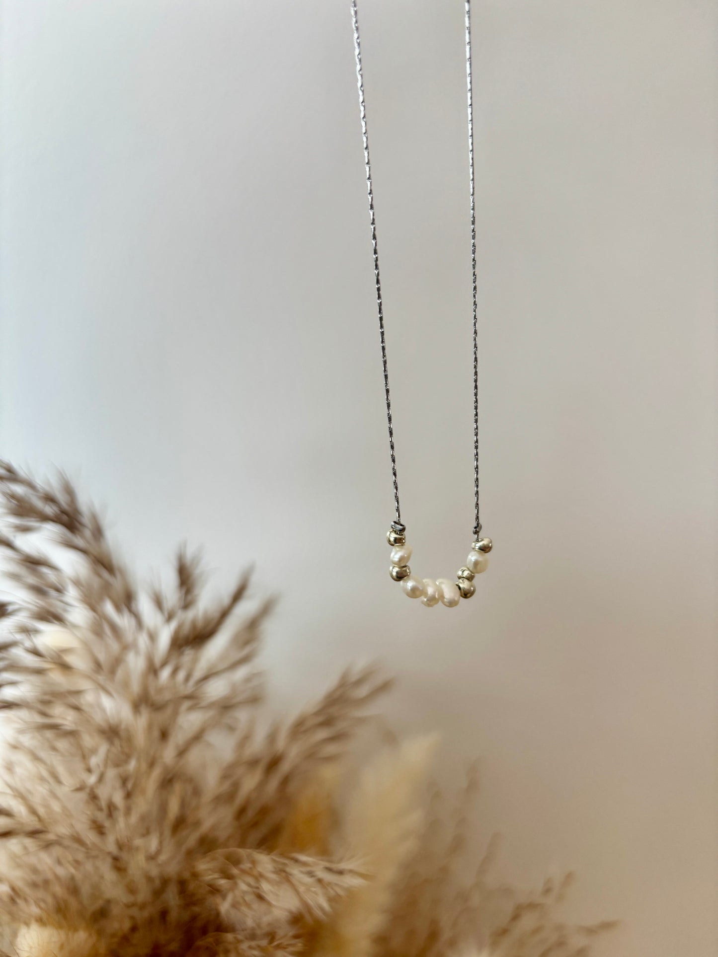Colliers Serpentine perles d'eau douce (4 modèles disponibles)
