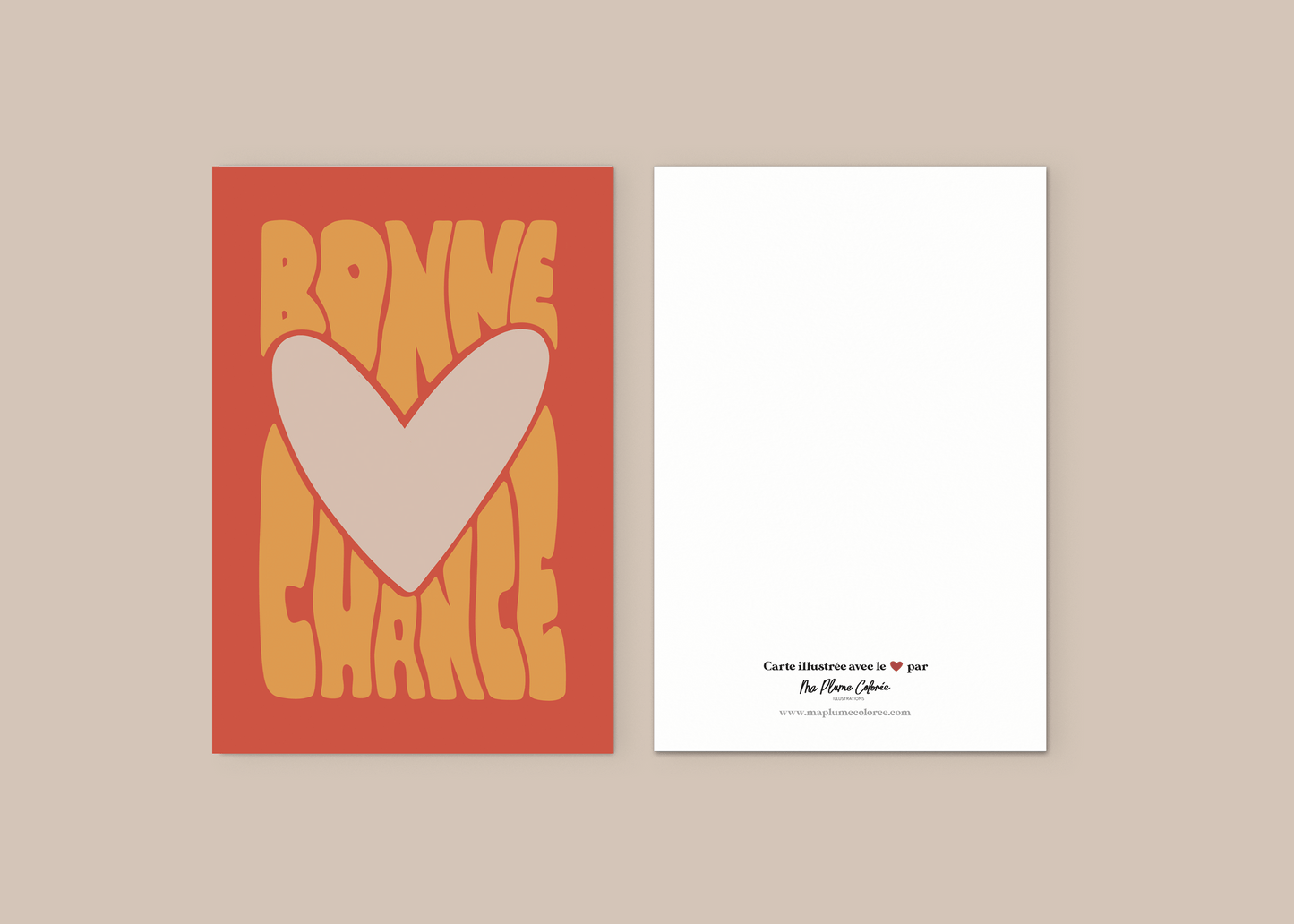 Carte "Bonne chance"