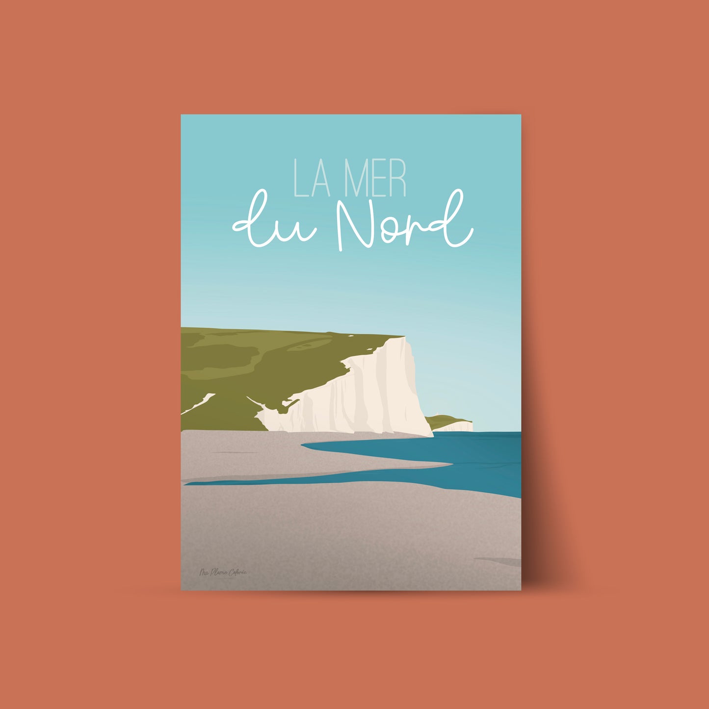 Affiche "Falaises du Nord"