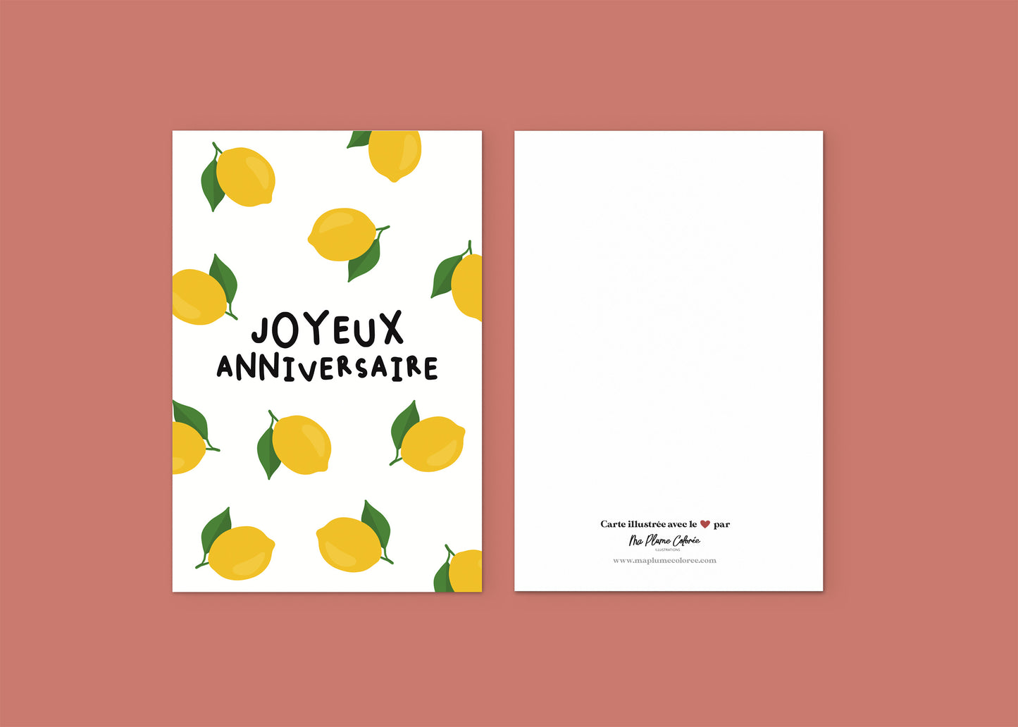 Carte "Joyeux anniversaire" - nouvelle collection