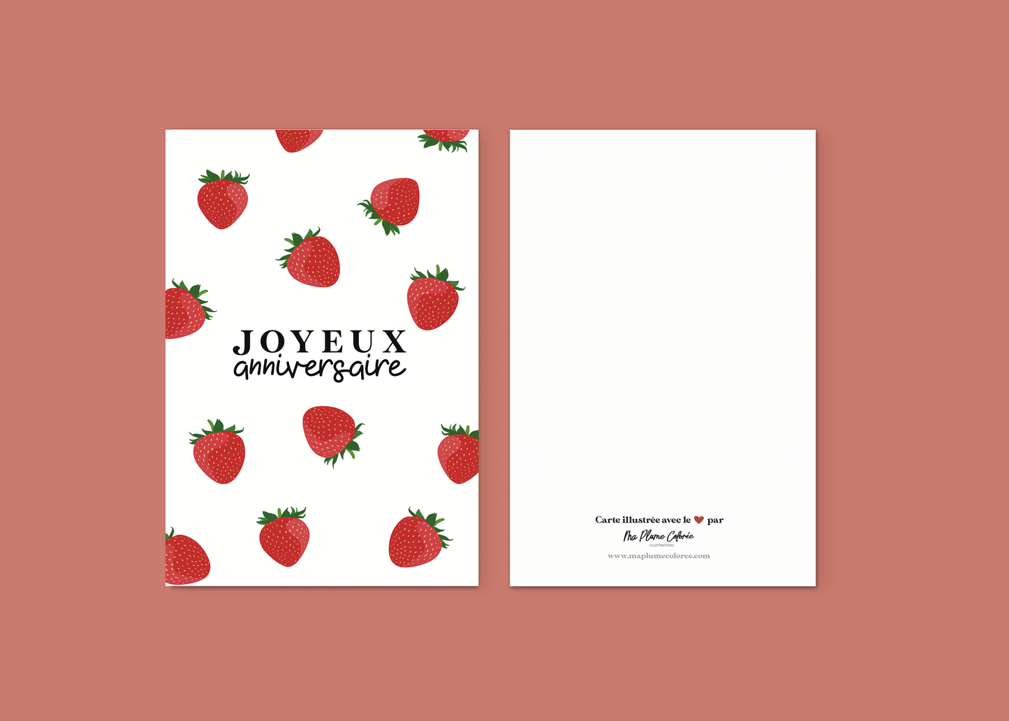 Carte "Joyeux anniversaire" - nouvelle collection