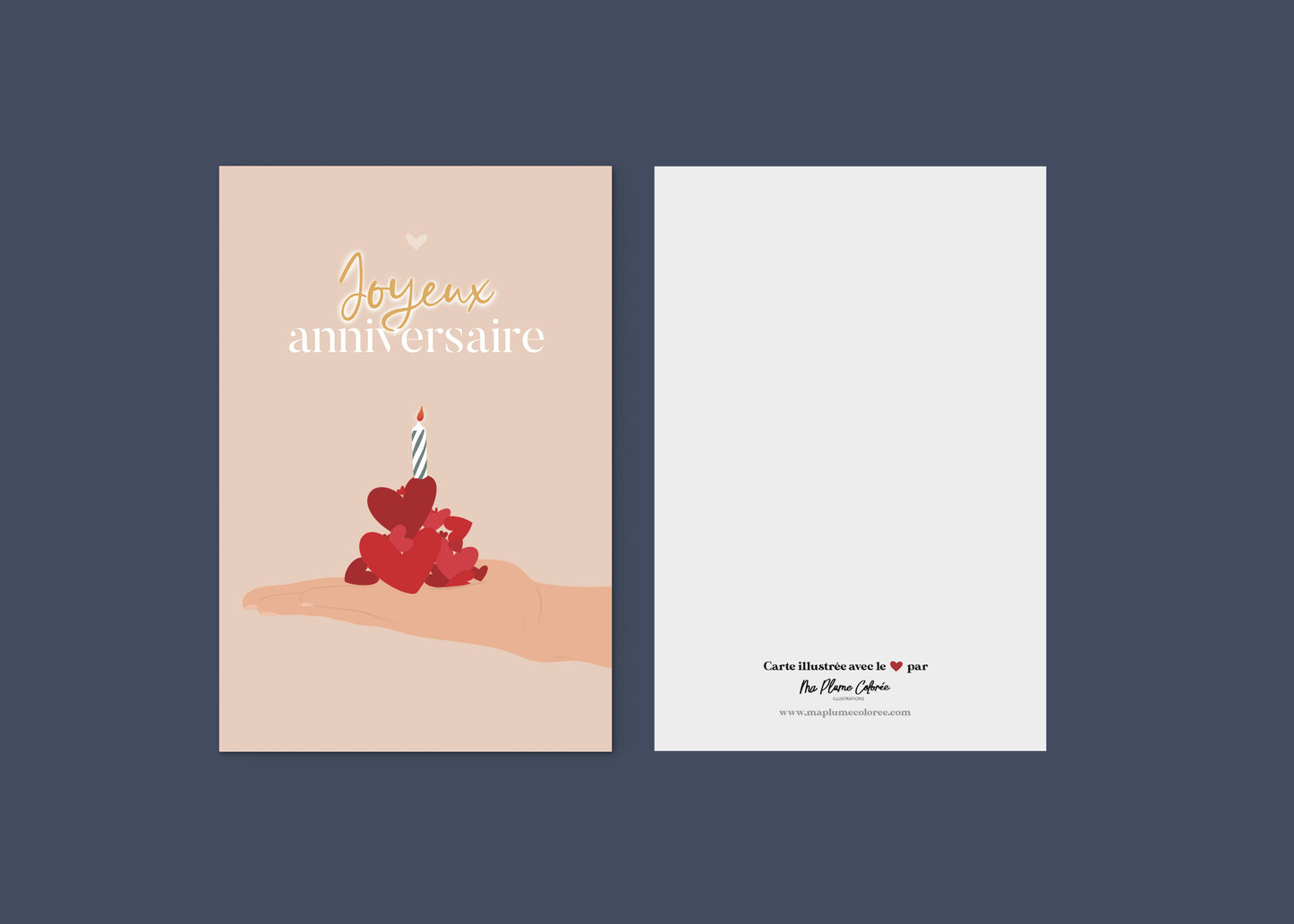 Carte "Joyeux anniversaire" - nouvelle collection