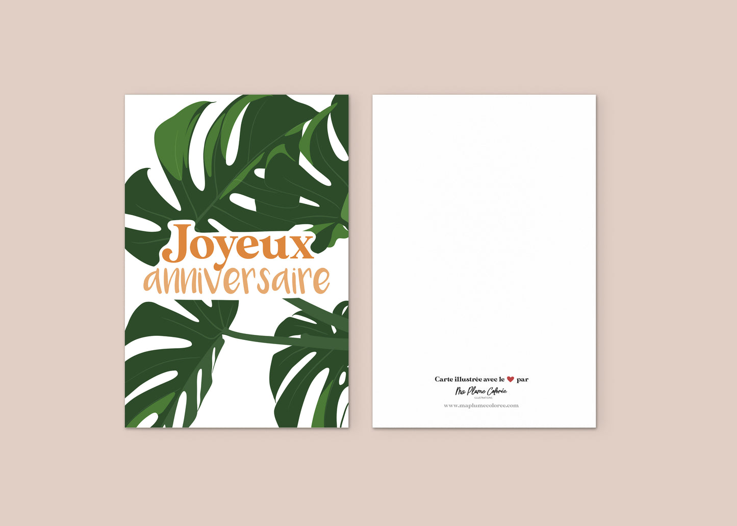 Carte "Joyeux anniversaire" - nouvelle collection