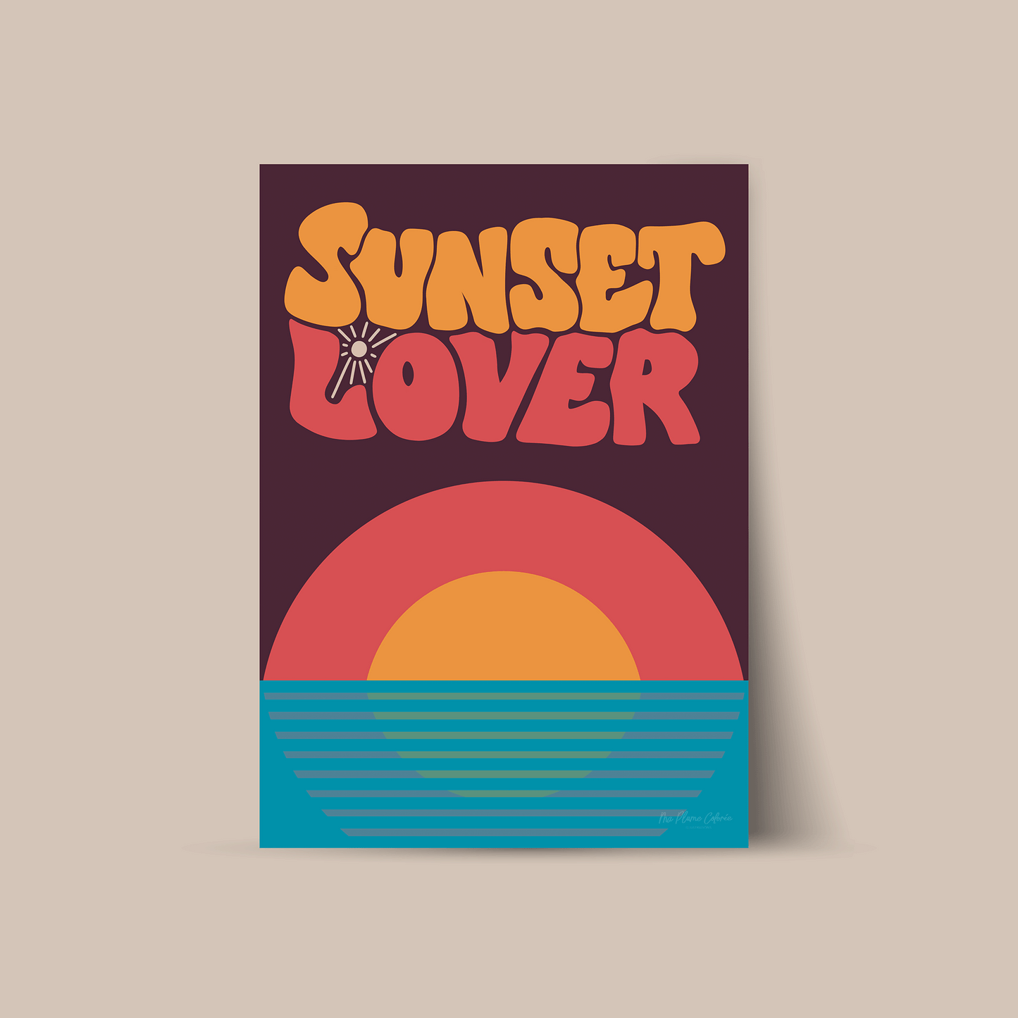 Affiche "Sunset lover"