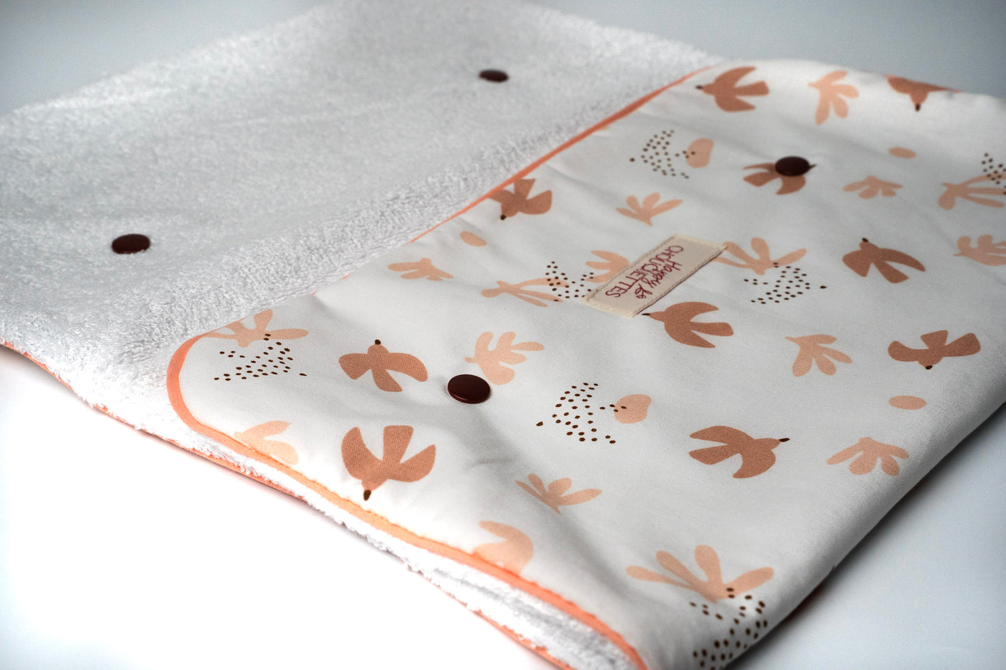 Tapis à langer nomade fait main | Coton Oeko-Tex®
