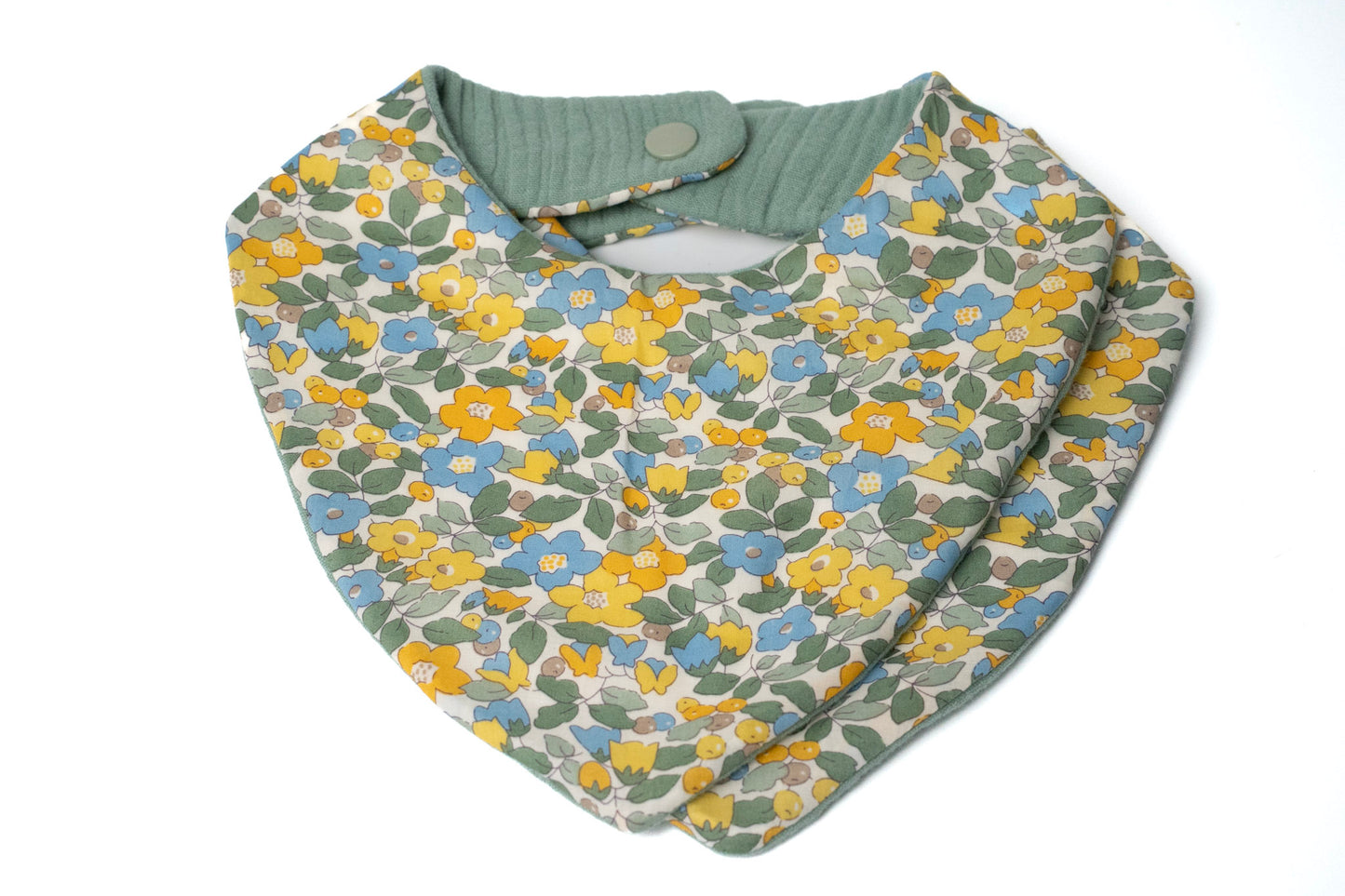 Bavoir bandana bébé – Réversible en Oeko-Tex®