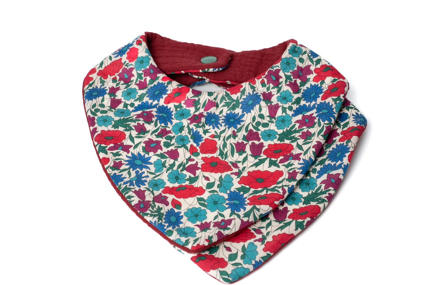 Bavoir bandana bébé – Réversible en Oeko-Tex®