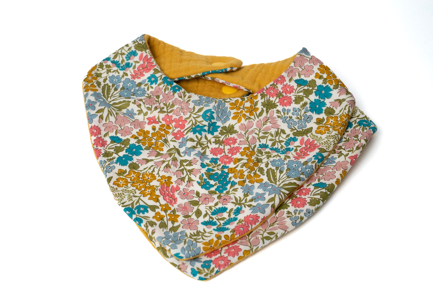 Bavoir bandana bébé – Réversible en Oeko-Tex®