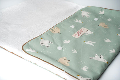 Tapis à langer nomade fait main | Coton Oeko-Tex®