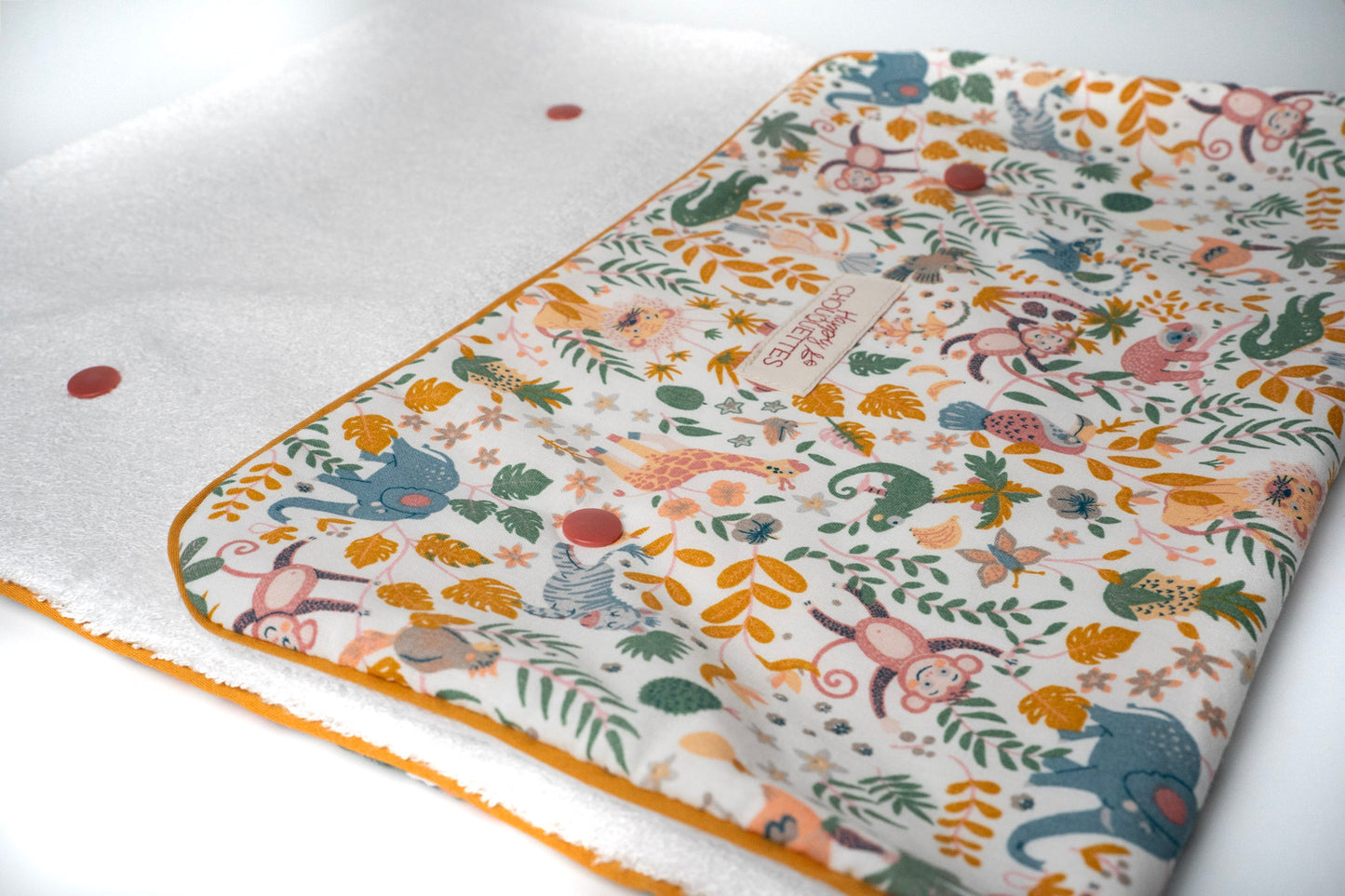 Tapis à langer nomade fait main | Coton Oeko-Tex®
