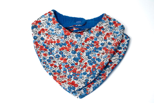Bavoir bandana bébé – Réversible en Oeko-Tex®