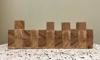 Bougeoirs en bois recyclé des Hauts-de-France (4 variantes disponibles)