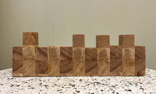 Bougeoirs en bois recyclé des Hauts-de-France (4 variantes disponibles)