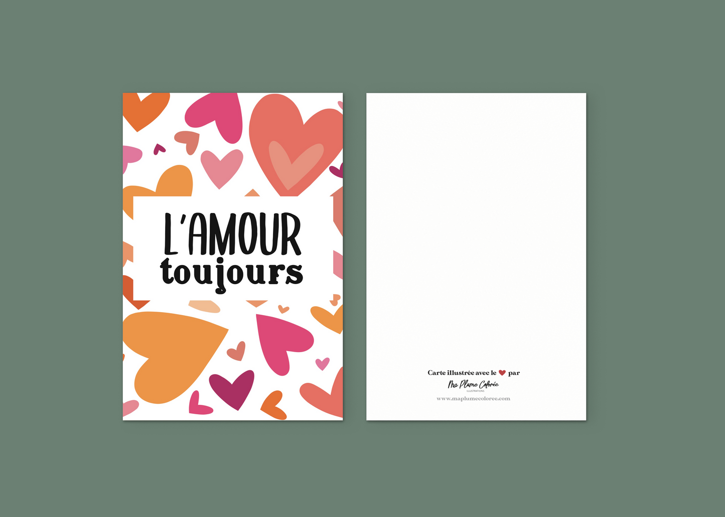 Carte "L'amour toujours"