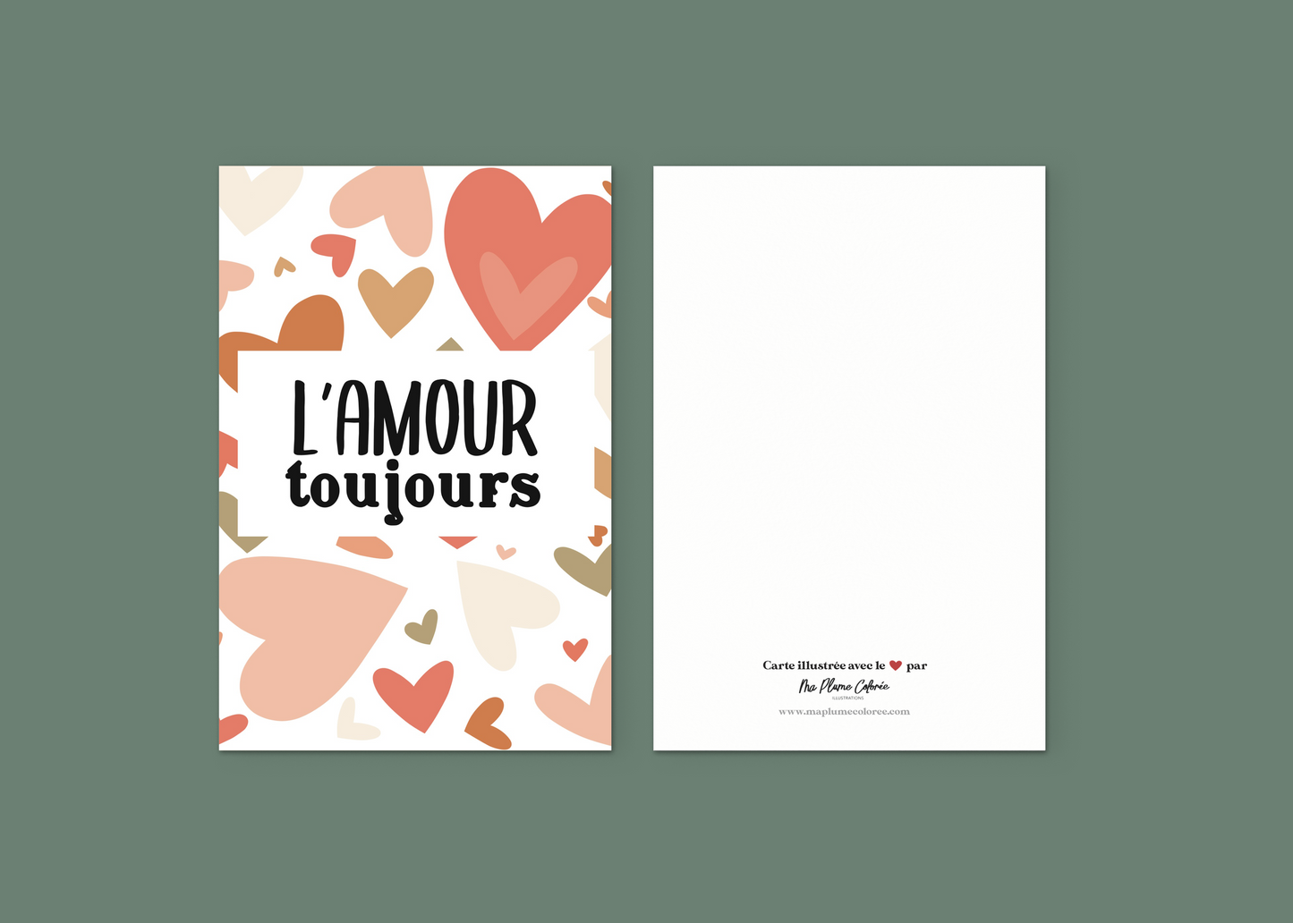 Carte "L'amour toujours"