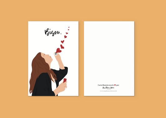 Carte "Bulles d'amour"