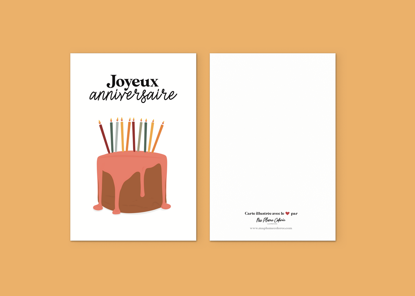 Carte "Joyeux anniversaire"
