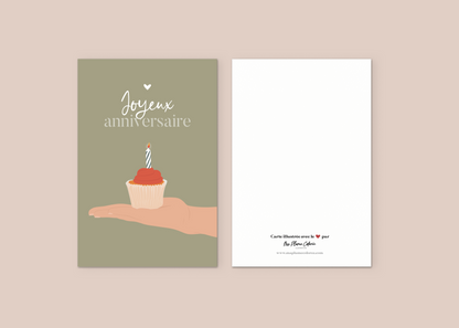 Carte "Joyeux anniversaire"