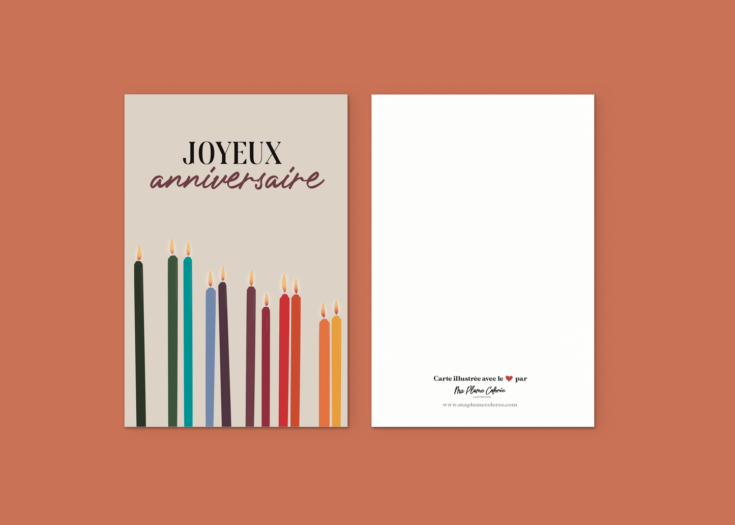 Carte "Joyeux anniversaire"