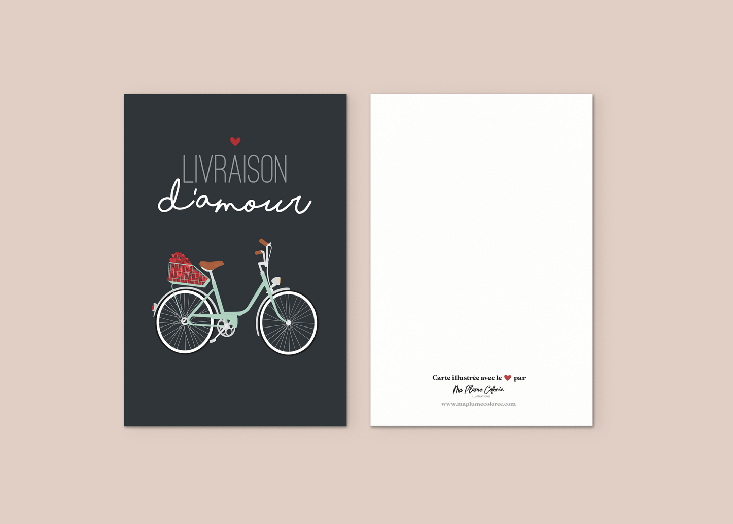 Carte "Livraison d'amour"