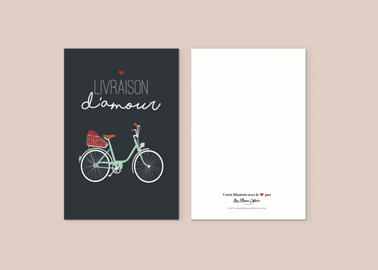 Carte "Livraison d'amour"