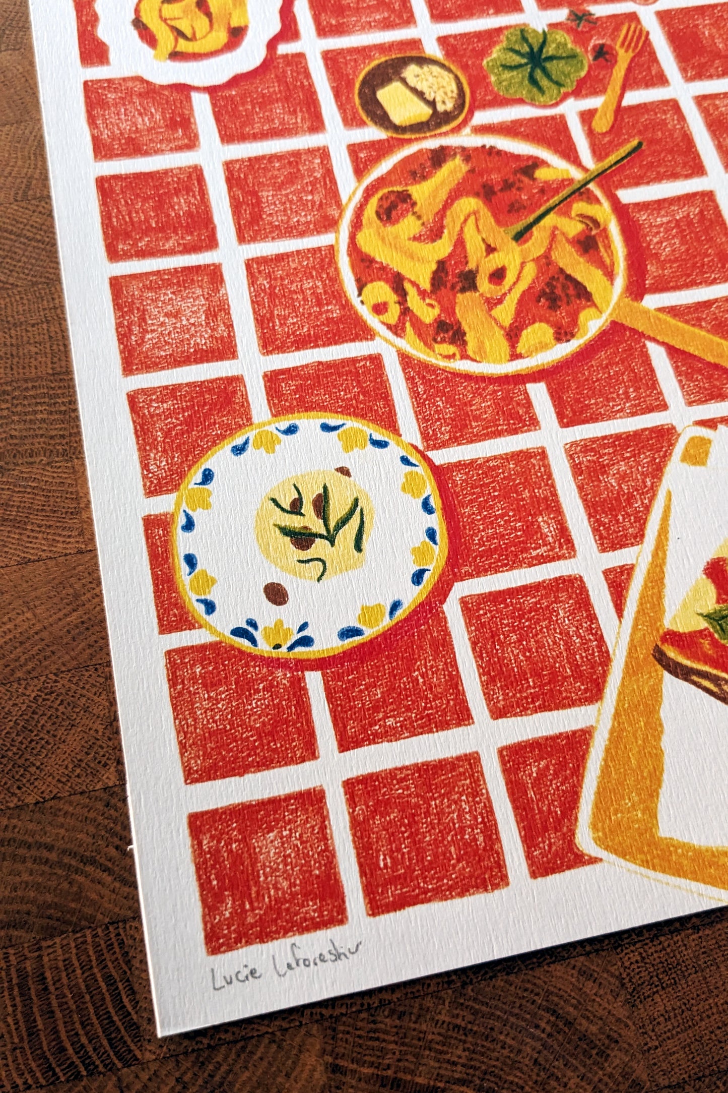 Affiche Cuisine Italienne – Illustration Gourmande & Authentique