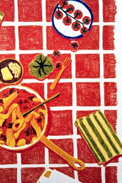 Affiche Cuisine Italienne – Illustration Gourmande & Authentique