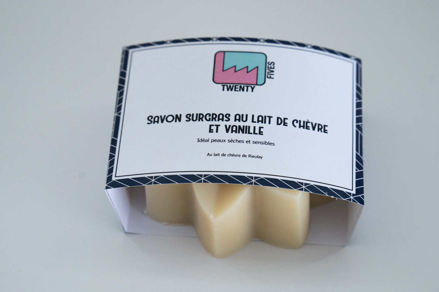 Savon surgras au lait de chèvre et vanille