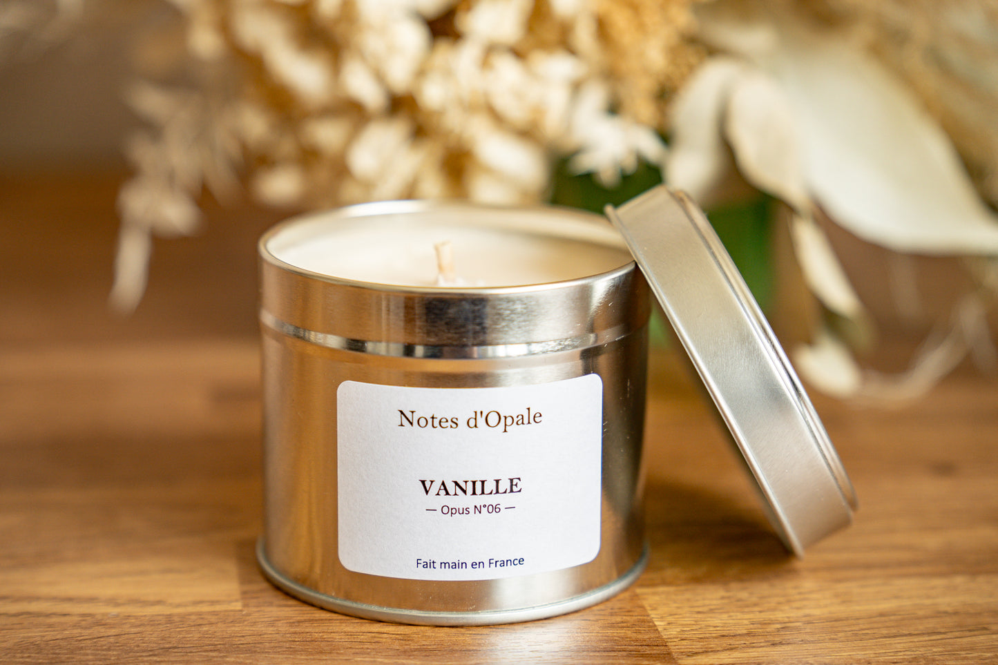 Bougie parfumée en aluminium - 50h de combustion - 180g