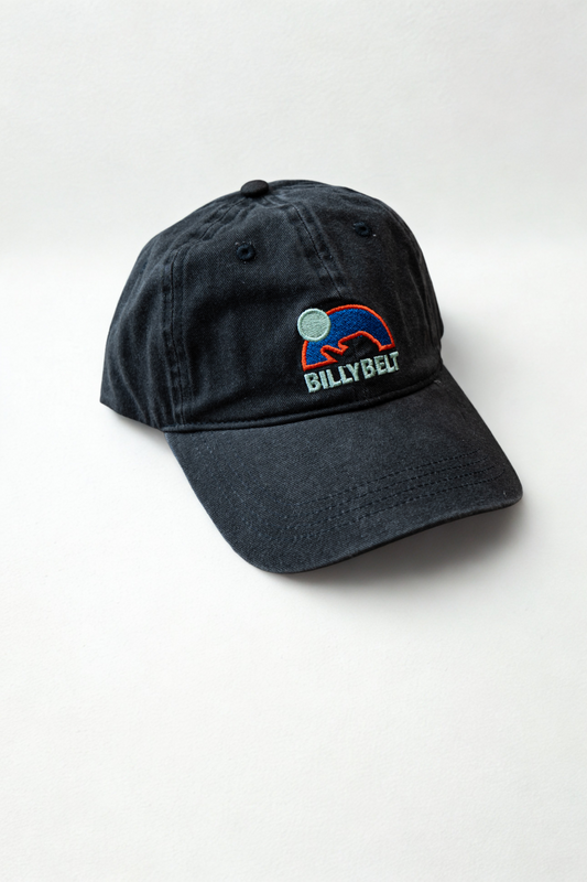 Casquette délavée noire - 100% Coton - Billybelt
