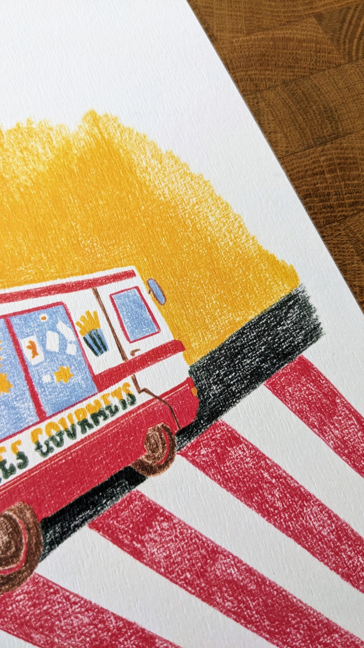 Affiche Friterie Food Truck