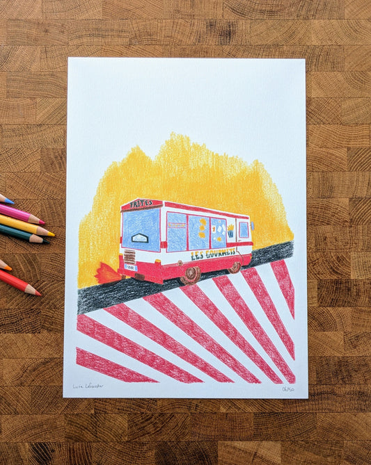 Affiche Friterie Food Truck