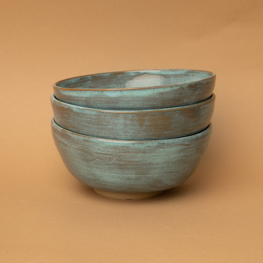 Grand bol céramique apéritif Bleu céladon