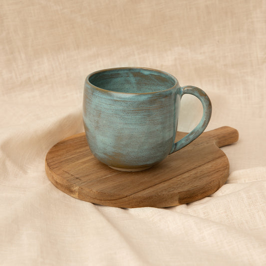Grand mug bleu Céladon pour vos boissons chaudes