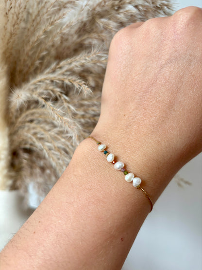 Bracelets Serpentine perles d'eau douce (4 modèles disponibles)
