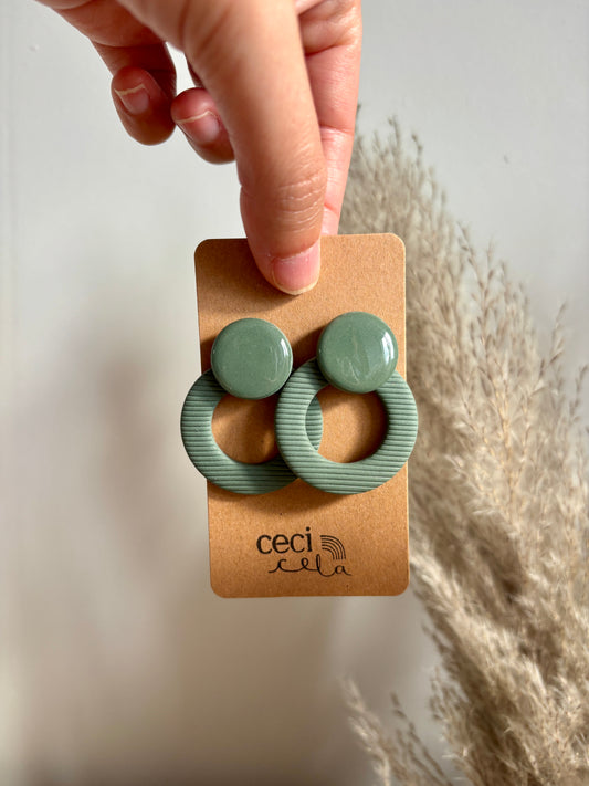 Boucles d'oreilles Léandre - 5 coloris disponibles