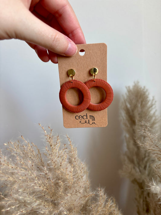 Boucles d'oreilles Côme - 4 coloris disponibles