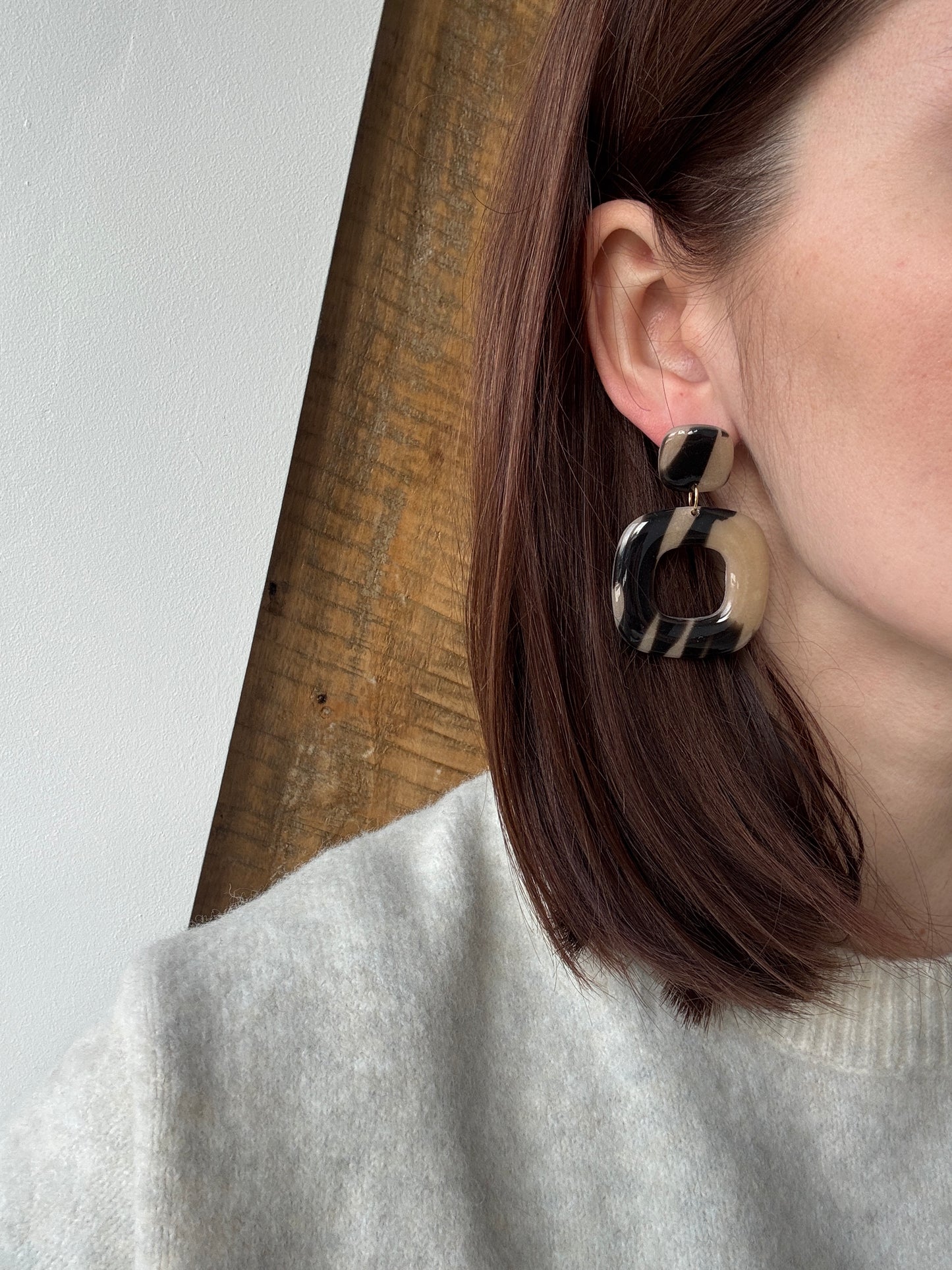 Boucles d'oreilles Jim & Jules - 2 formes disponibles