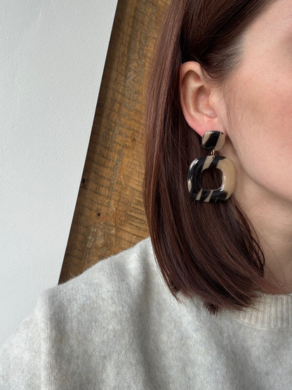 Boucles d'oreilles Jim & Jules - 2 formes disponibles