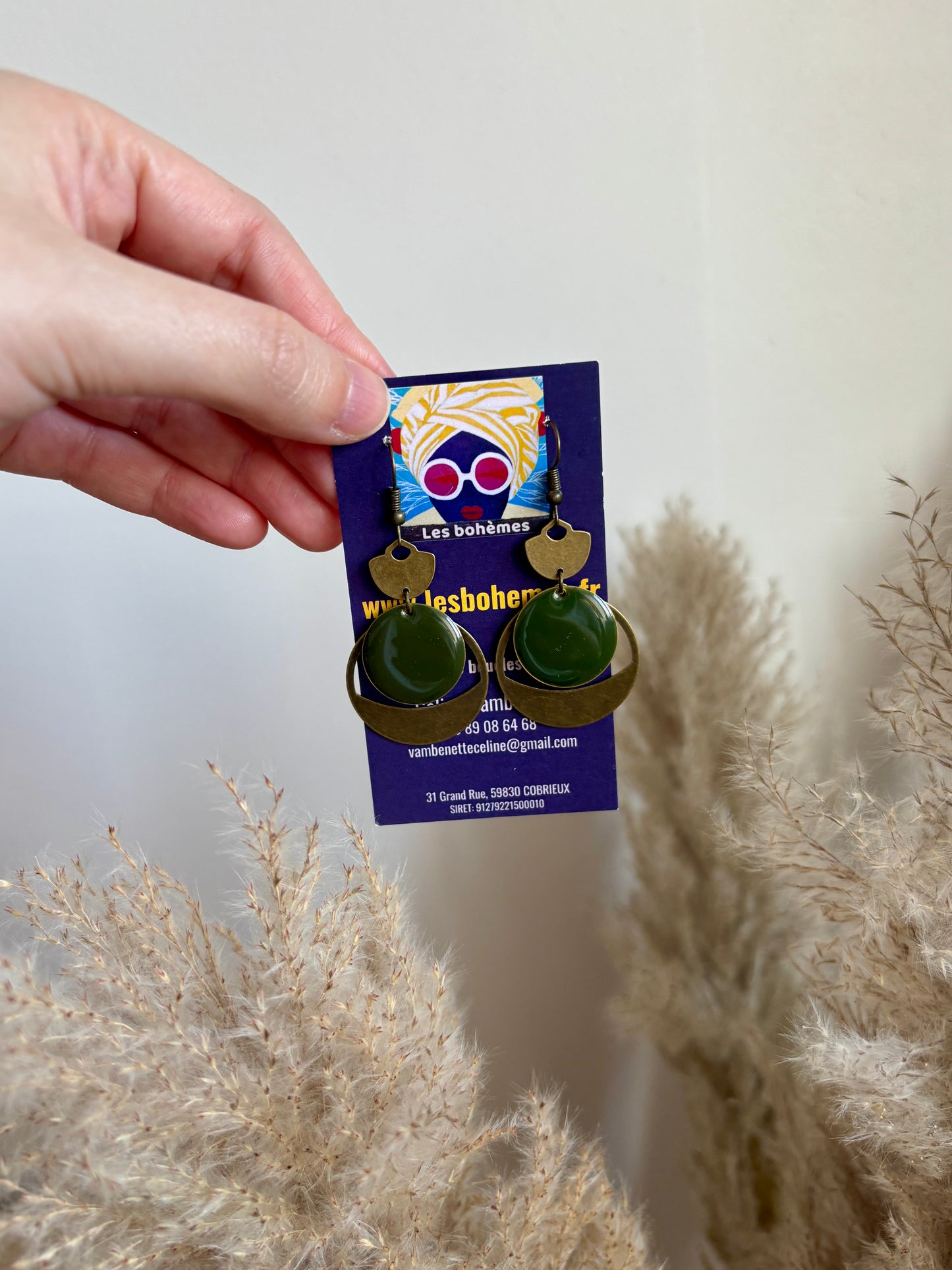 Boucles d'oreilles Dalila - 5 coloris disponibles