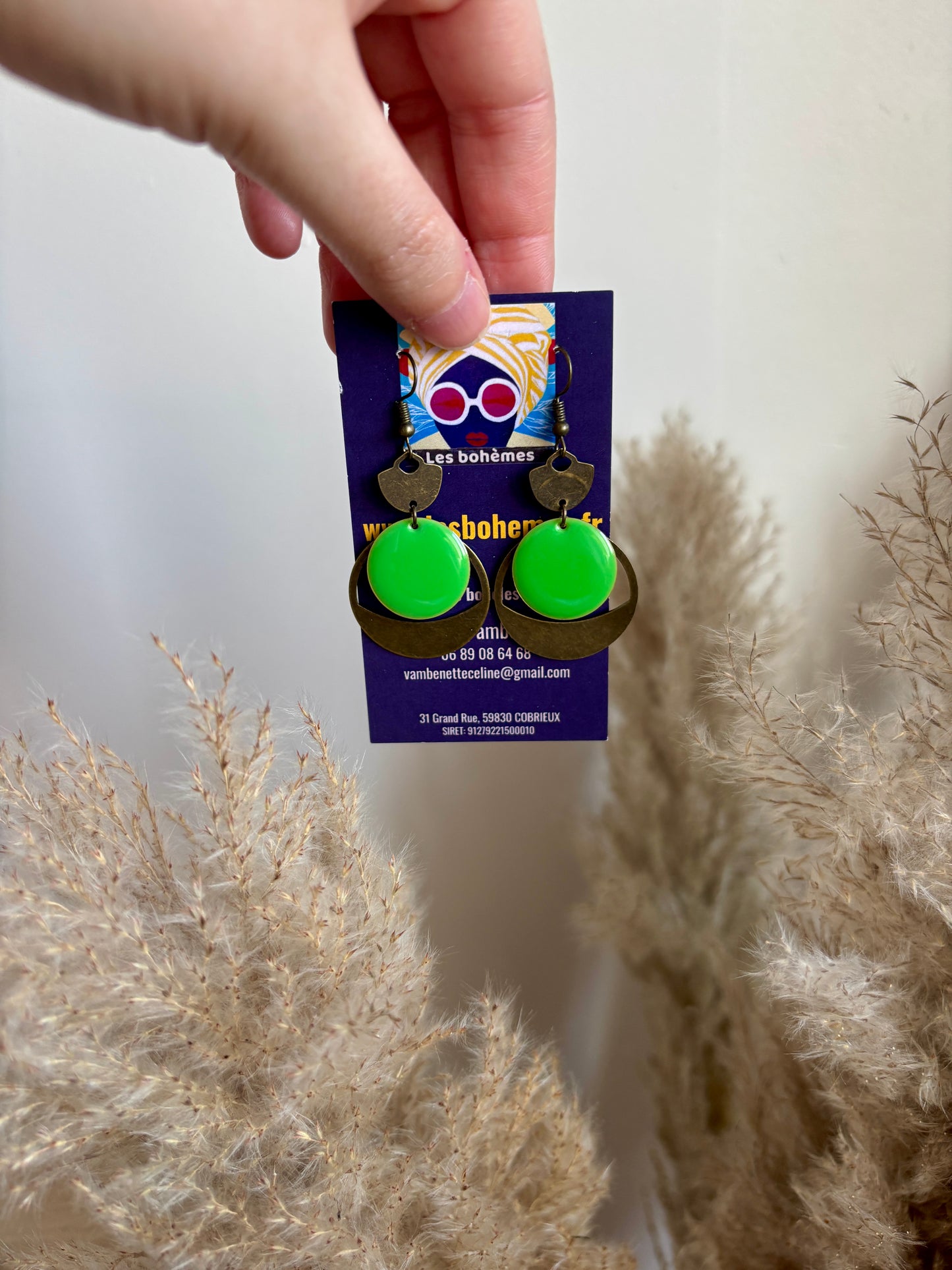 Boucles d'oreilles Dalila - 5 coloris disponibles