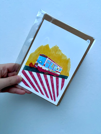 Carte postale Friterie Food Truck