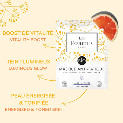 Masque visage anti-fatigue