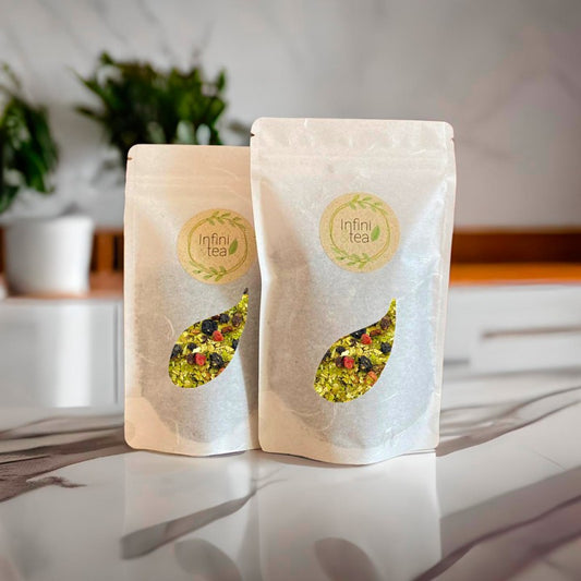 Maté fruits rouges par Infini and tea focus Détox