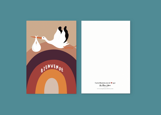Carte "Bienvenue"