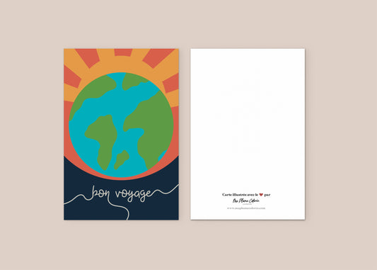 Carte "Bon voyage"