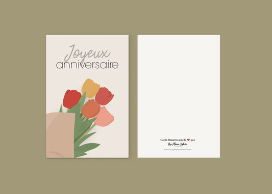 Carte "Joyeux anniversaire" - nouvelle collection