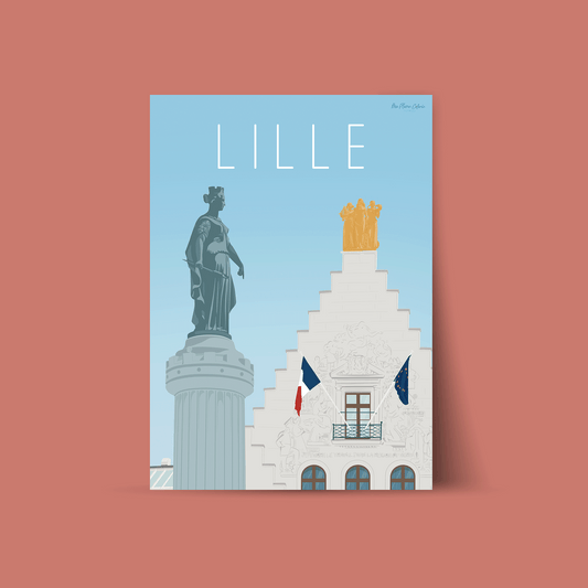 Affiche "Lille et son patrimoine flamand"