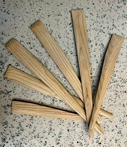 Spatules en frêne recyclé des Hauts de France