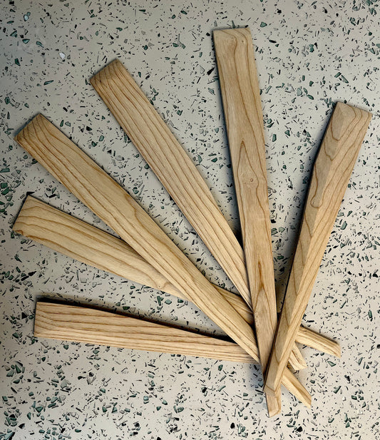 Spatules en frêne recyclé des Hauts de France
